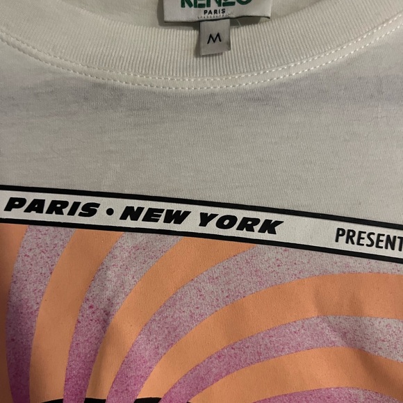 Kenzo Spiral Paradise Tee - White and Pink - Picture 2 of 2